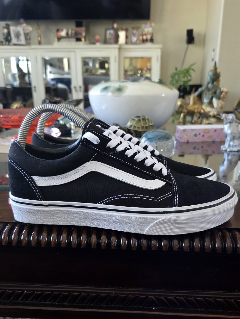 Vans Black and White Old Skool Sneakers